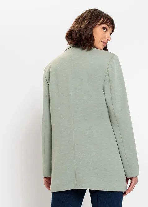 Blazer in jersey lungo con tasche, bonprix