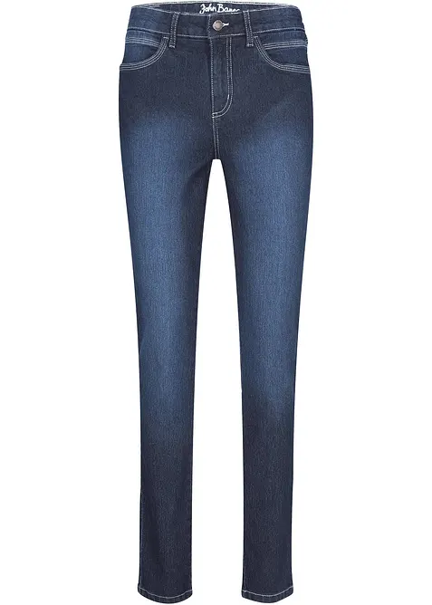 Jeans skinny elasticizzati, vita media, bonprix