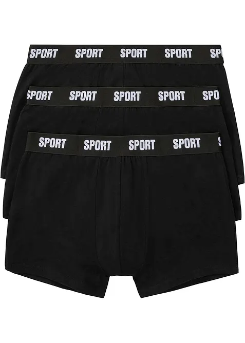 Boxer aderenti con cotone (pacco da 3), bonprix
