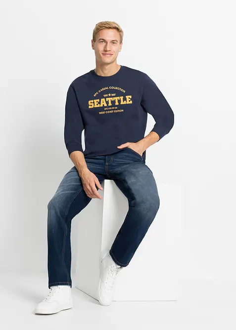 Felpa in puro cotone biologico (pacco da 2), bonprix