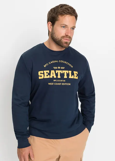 Felpa in puro cotone biologico (pacco da 2), bonprix