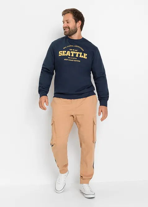 Felpa in puro cotone biologico (pacco da 2), bonprix