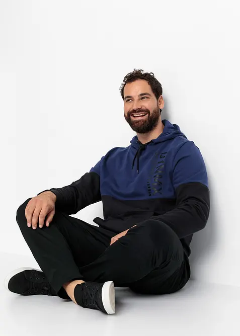 Pantaloni elasticizzati con elastico in vita regular fit, straight, bonprix