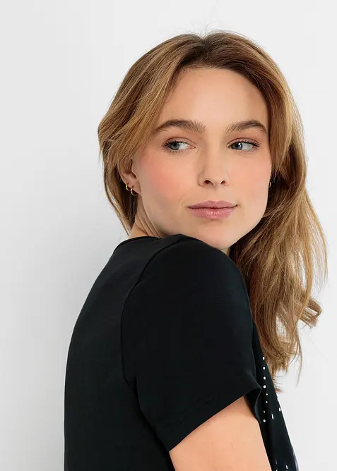 Camicia da notte corta in puro cotone biologico, bonprix