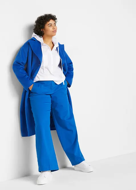 Blusa con cappuccio in puro cotone biologico, bonprix