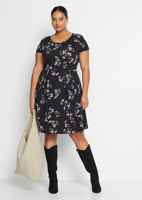 Abito in jersey di misto viscosa, bonprix