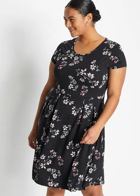 Abito in jersey di misto viscosa, bonprix