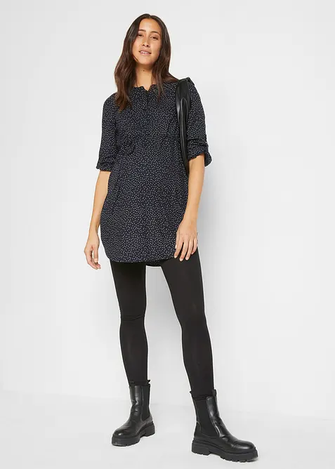 Abito chemisier pr&eacute;maman / da allattamento in viscosa fluente, bonprix