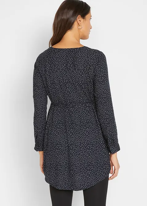 Abito chemisier pr&eacute;maman / da allattamento in viscosa fluente, bonprix