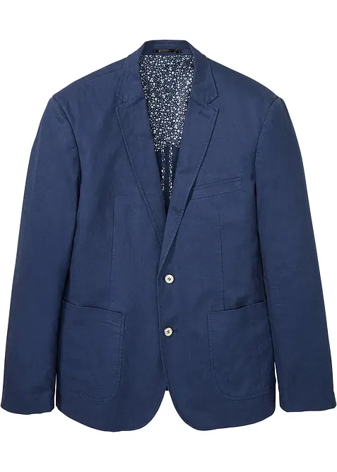 Giacca elegante in misto lino, regular fit, bonprix