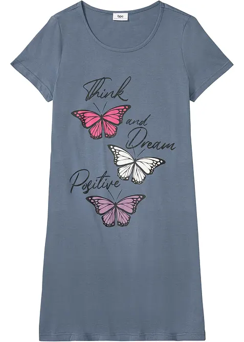 Camicia da notte  corta in puro cotone biologico, bonprix