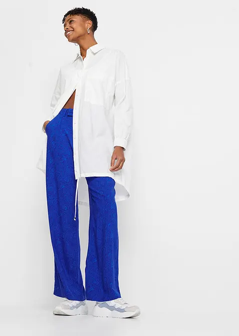 Pantaloni a palazzo in viscosa fluente, bonprix