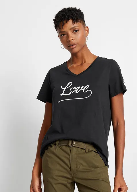 Maglia con stampa, bonprix