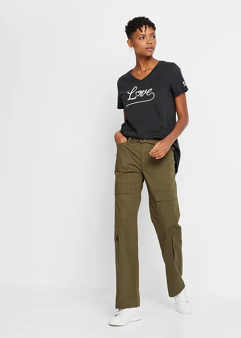 Maglia con stampa, bonprix