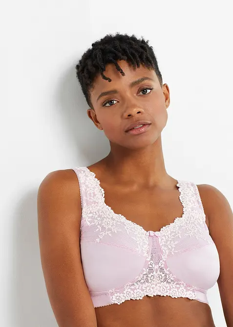 Reggiseno contenitivo senza ferretto con spalline imbottite, bonprix