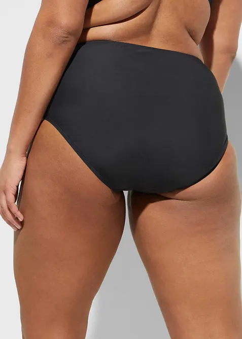 Slip per bikini a vita alta con effetto modellante leggero, bonprix