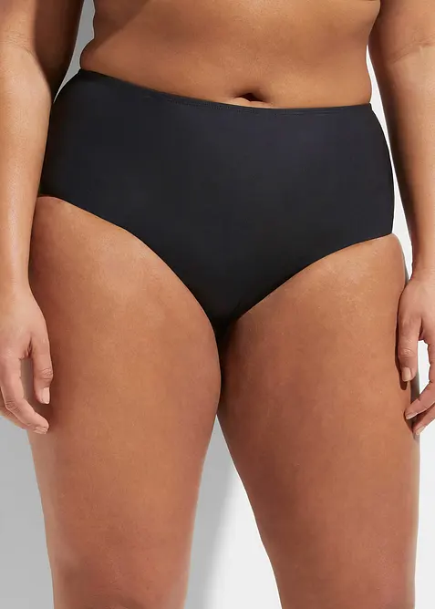 Slip per bikini a vita alta con effetto modellante leggero, bonprix