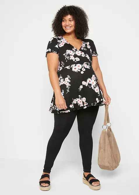 Tunica prémaman / da allattamento 2 in 1 in viscosa, bonprix