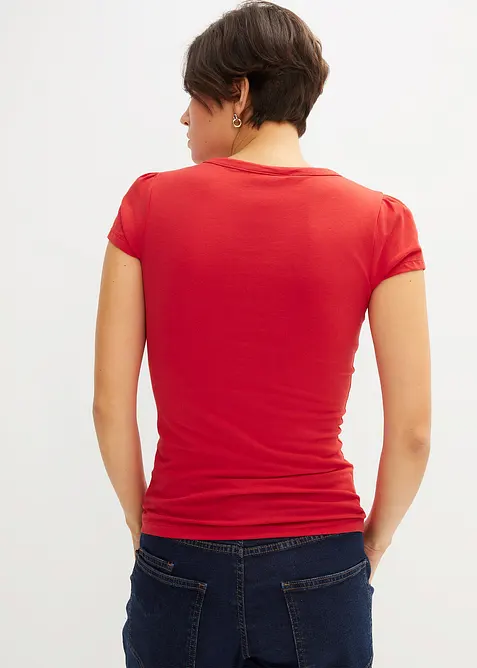 Maglia con bottoni e cotone biologico, bonprix