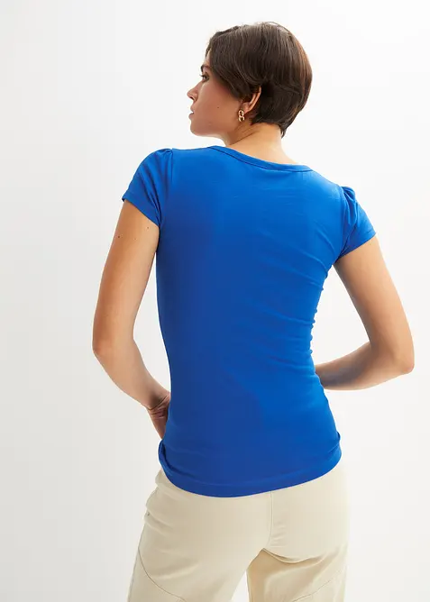 Maglia con bottoni e cotone biologico, bonprix