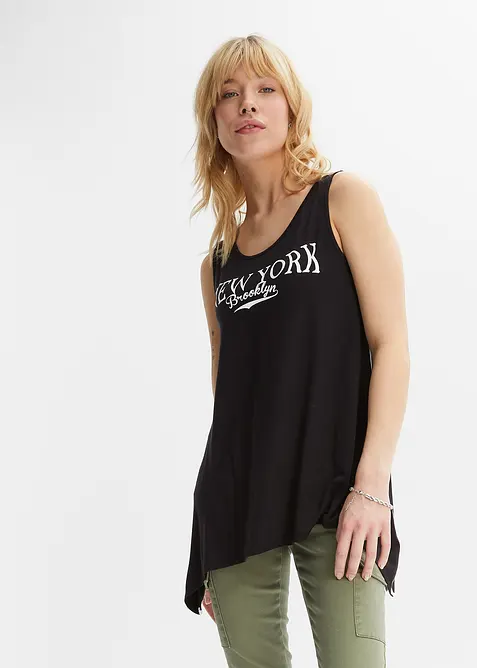 Top lungo in viscosa morbida, bonprix