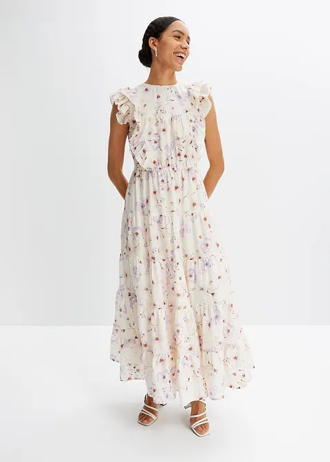 Abito lungo in puro cotone, bonprix