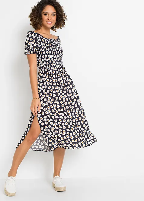 Abito midi in pura viscosa, bonprix