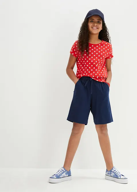 T-shirt in puro cotone biologico (pacco da 2), bonprix