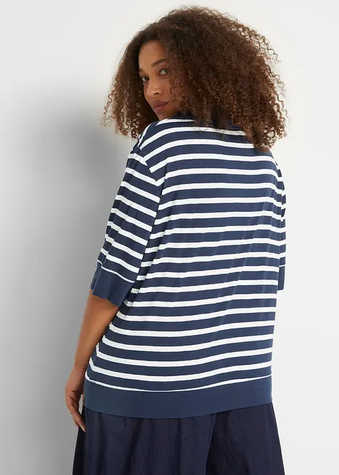 Polo in misto cotone e viscosa, bonprix