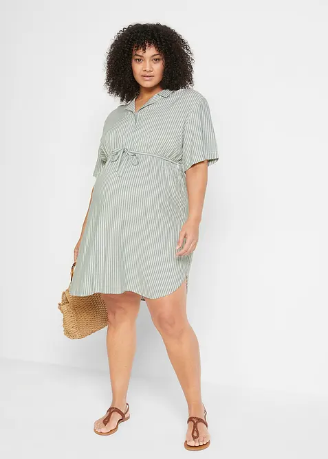 Abito pr&eacute;maman / da allattamento in viscosa fluente, bonprix