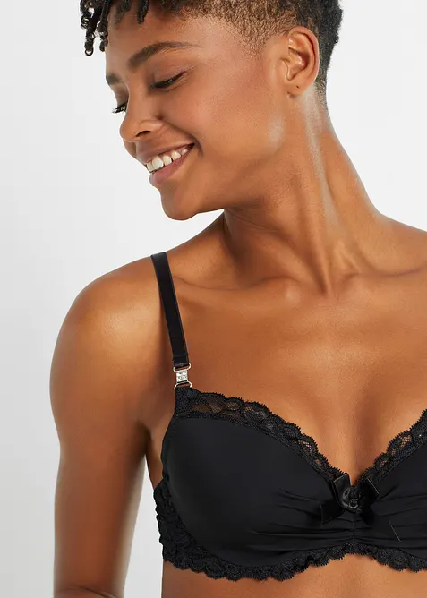Reggiseno con coppe preformate e poliammide riciclata, bonprix