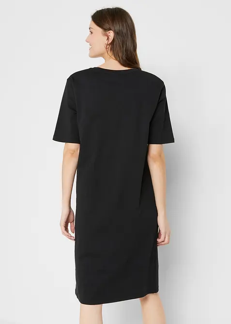 Abito t-shirt oversize in puro cotone (pacco da 2), bonprix