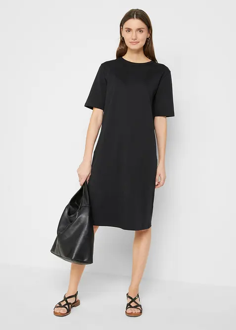 Abito t-shirt oversize in puro cotone (pacco da 2), bonprix