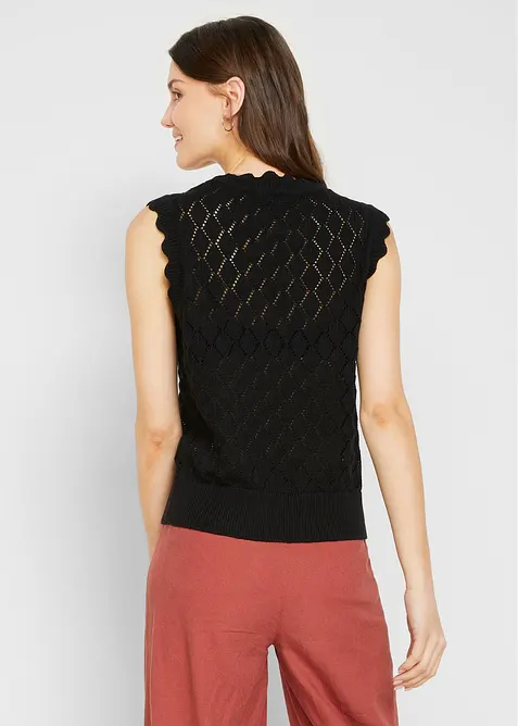 Sottogiacca traforato in misto cotone, bonprix