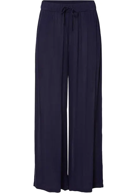 Pantaloni larghi in viscosa fluente, bonprix