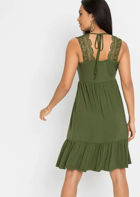 Abito in jersey di misto viscosa, bonprix