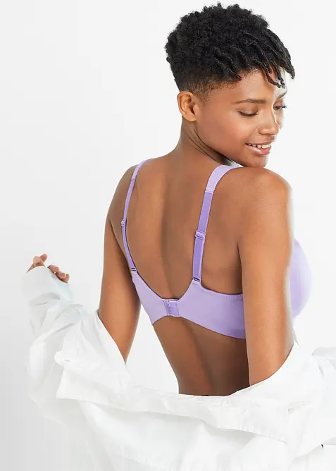 Reggiseno senza ferretto con cotone (pacco da 3), bonprix