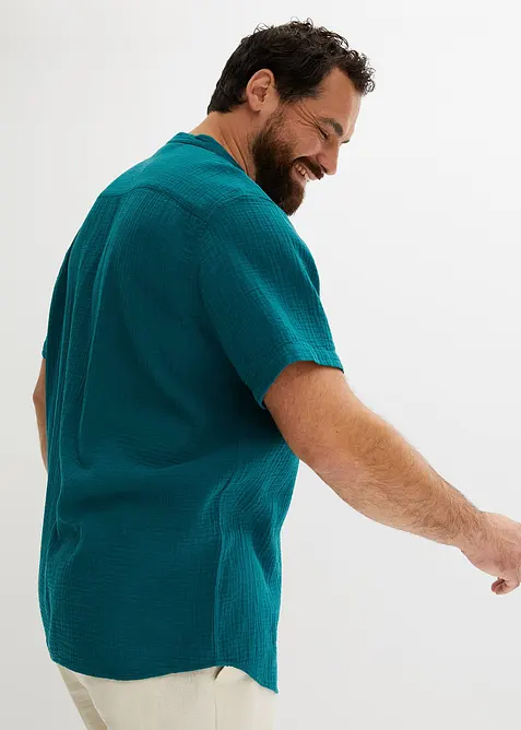 Camicia a maniche corte in mussola, bonprix