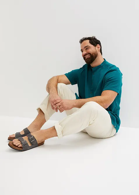 Camicia a maniche corte in mussola, bonprix