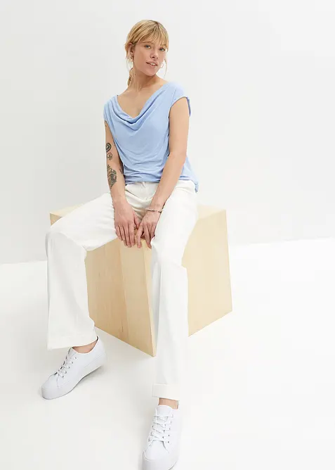 Top in misto viscosa, bonprix