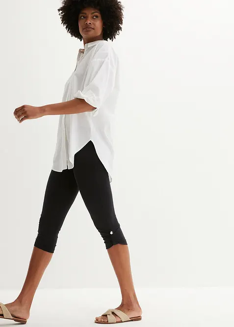 Leggings a pinocchietto in cotone biologico, bonprix