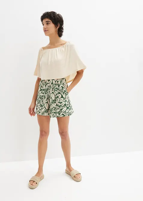 Shorts di jersey in misto cotone elasticizzato, bonprix