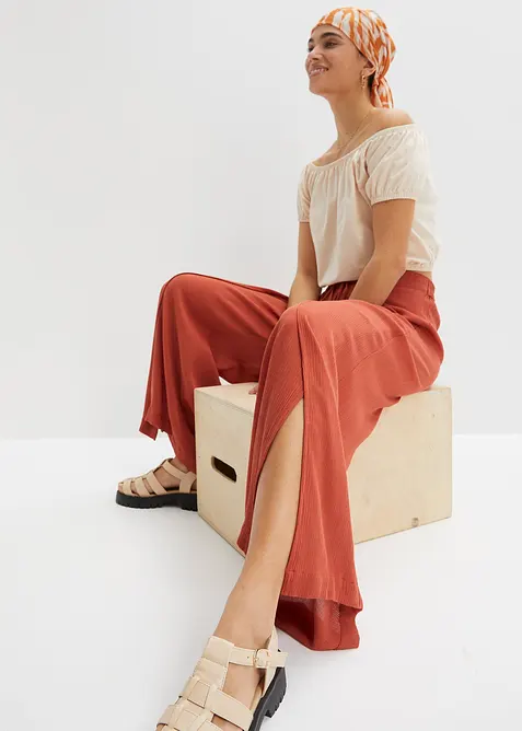 Pantaloni in viscosa fluente, bonprix