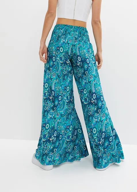 Pantaloni a palazzo in viscosa fluente, bonprix