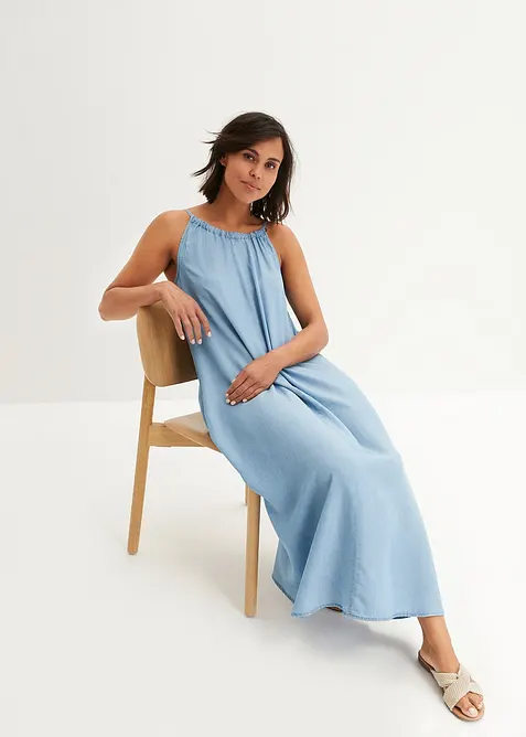 Abito di jeans in lyocell fluente, bonprix