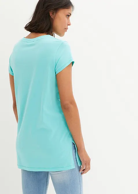 Maglia lunga in puro cotone biologico, bonprix