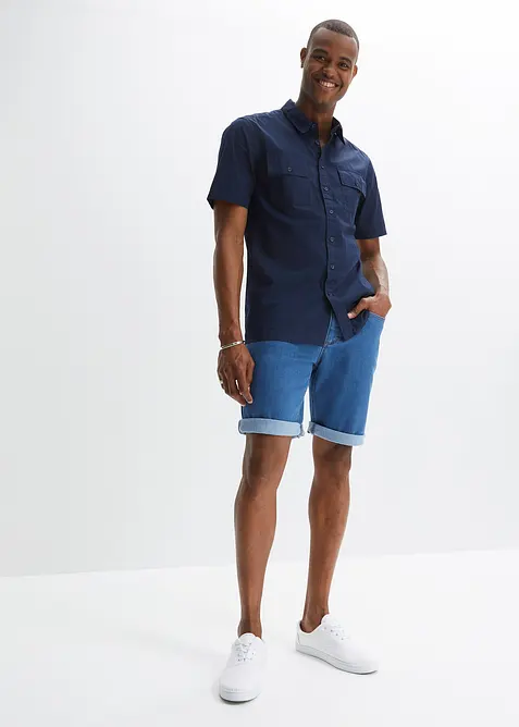 Camicia a maniche corte in puro cotone, bonprix