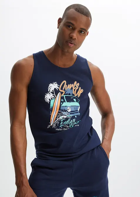 Canotta (pacco da 2) in puro cotone biologico, bonprix