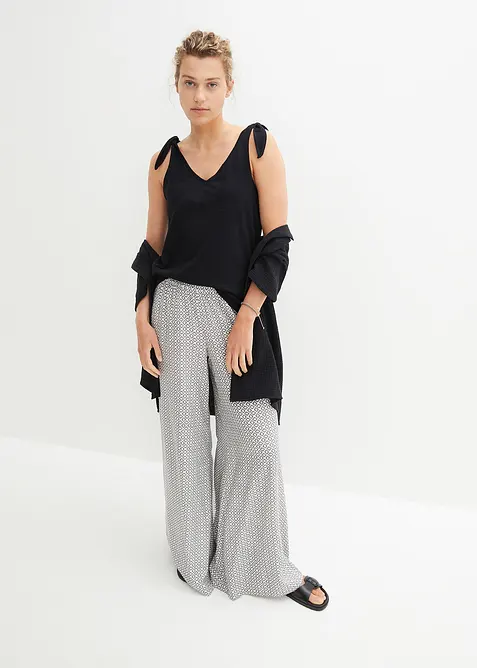 Top con nodi in cotone biologico, bonprix