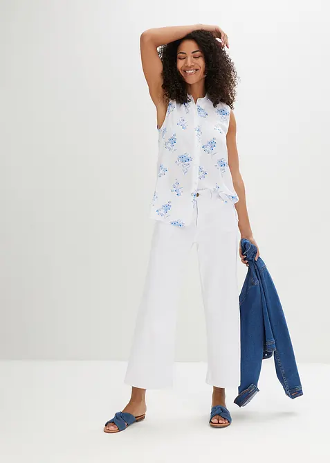 Camicetta senza maniche in viscosa, bonprix